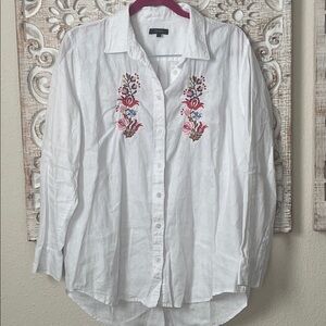 Quince White Button Down Shirt